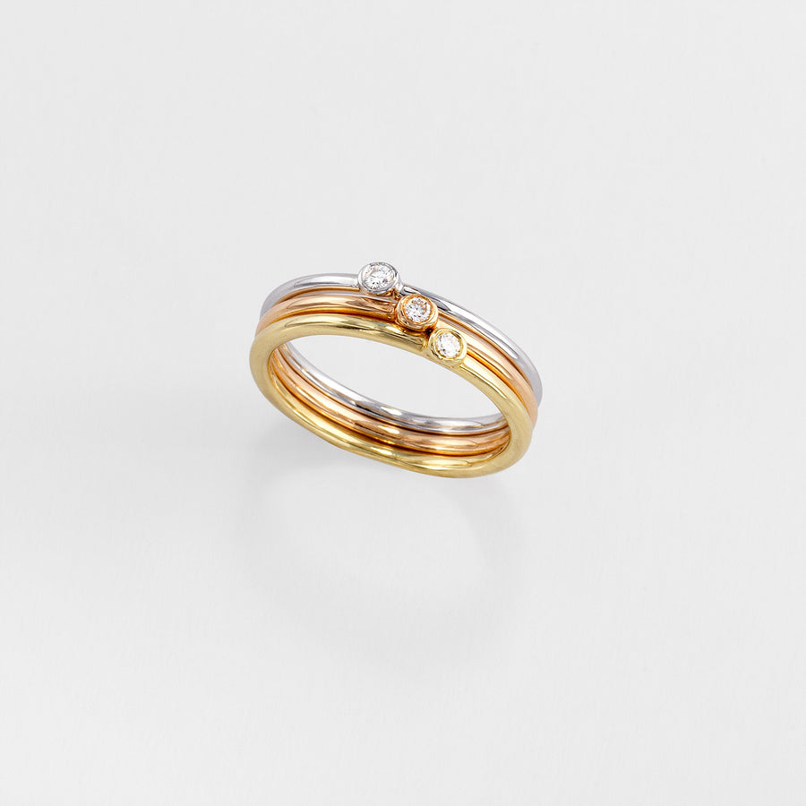ANILLOS TRICOLOR