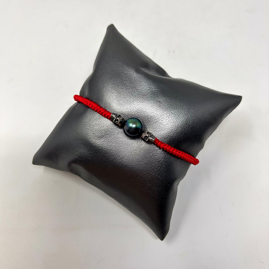 PULSERA TEJIDA PERLA