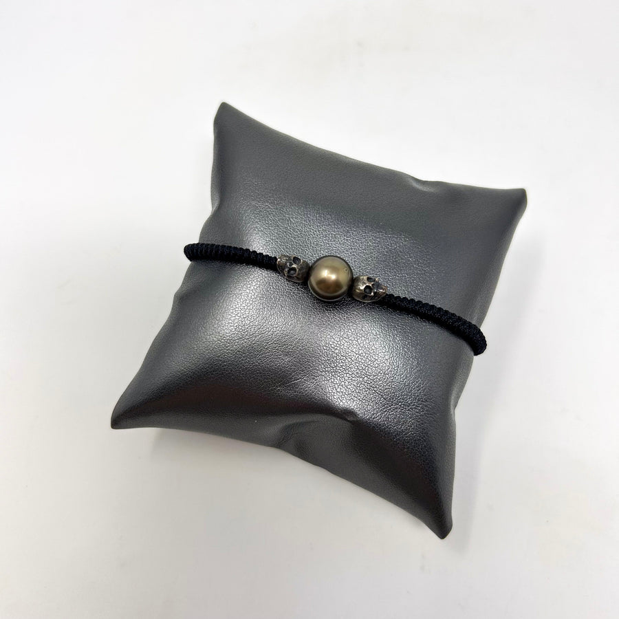 PULSERA TEJIDA PERLA