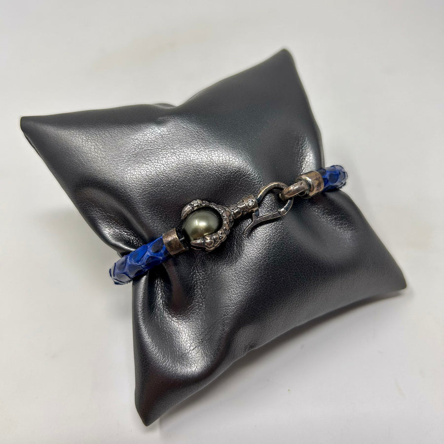 PULSERA PIEL Y PERLA