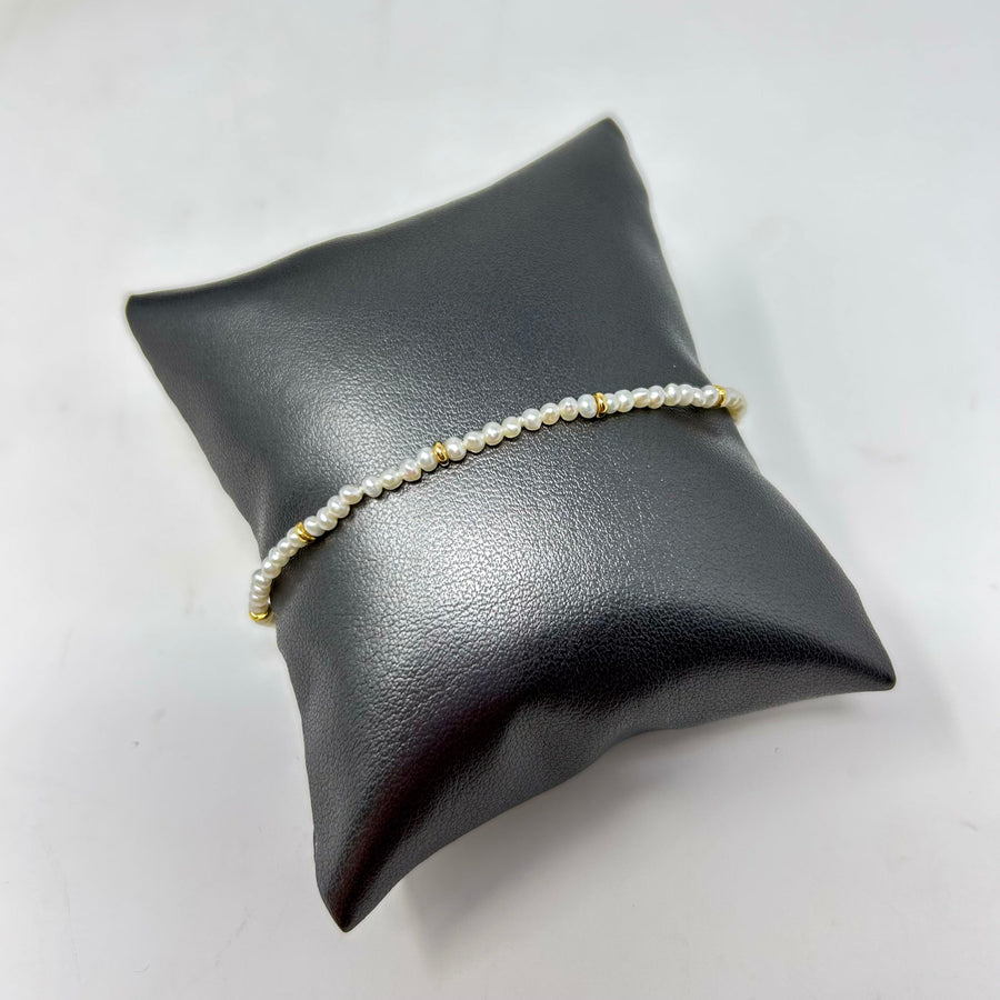 PULSERA PERLA ORO