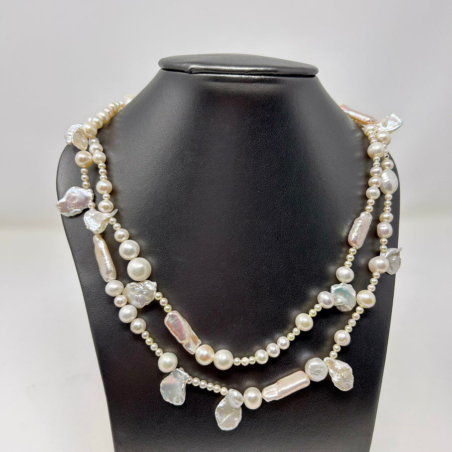 COLLAR PERLA DOBLE