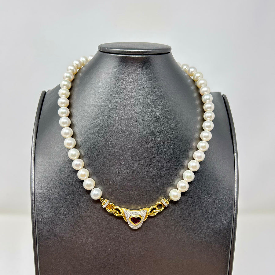 COLLAR PERLAS BLANCAS CULTIVADAS