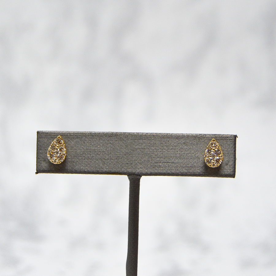 ARETES ORO DIAMANTES