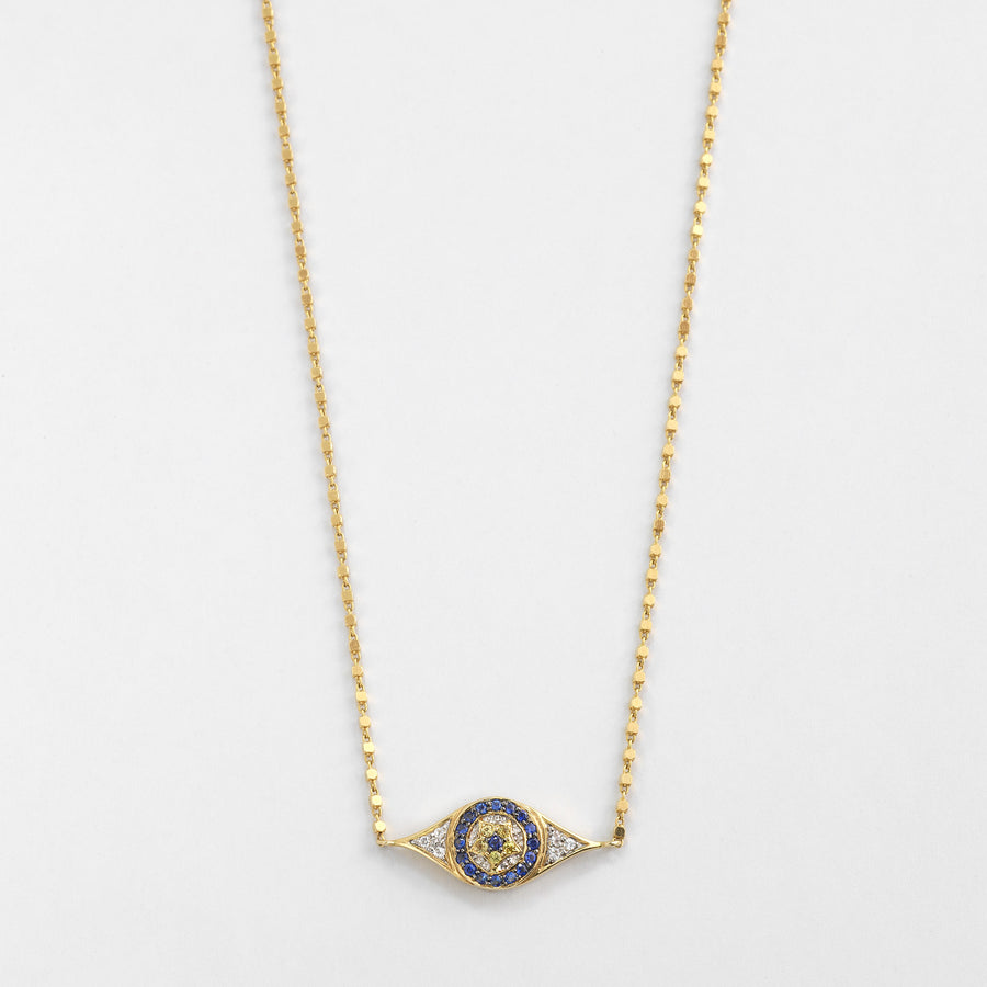 CADENA ZAFIRO Y DIAMANTE
