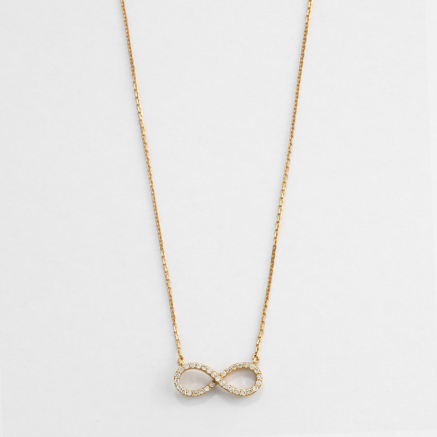 CADENA INFINITO CON DIAMANTES