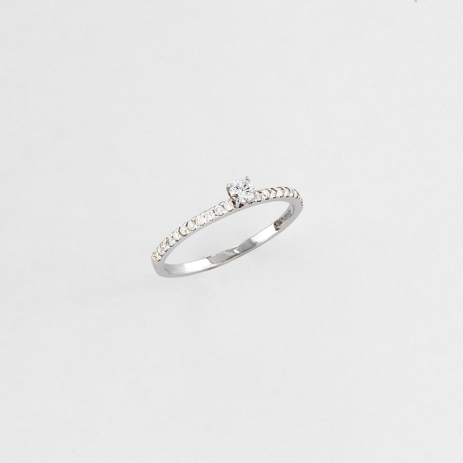 ANILLO COMPROMISO / ANIVERSARIO CON BRILLANTES