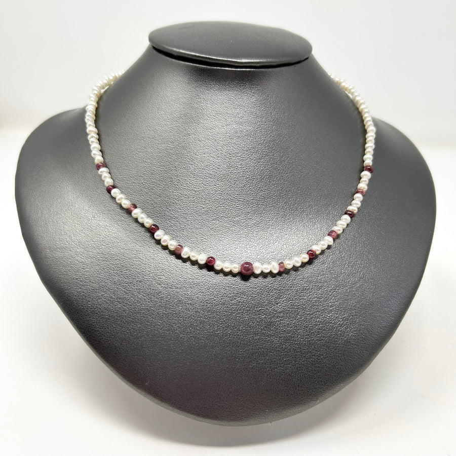 COLLAR PERLA TURMALINA