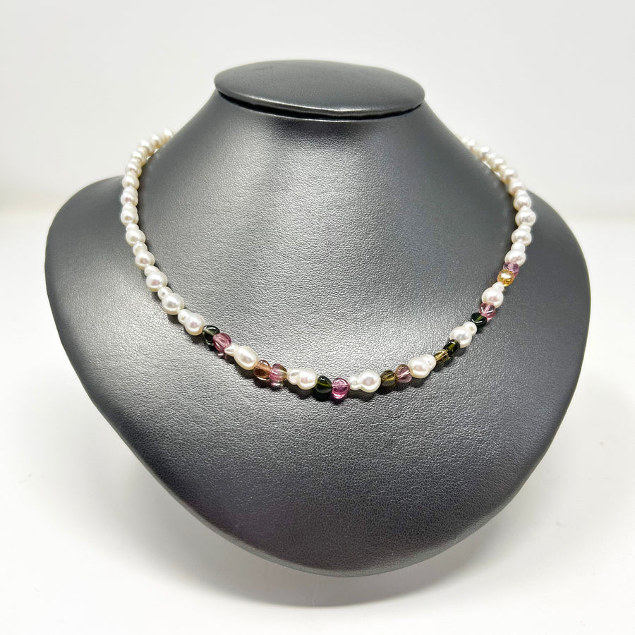 COLLAR PERLA CORAZONES